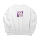 kazuma16のふわふわペルシャ Big Crew Neck Sweatshirt