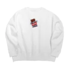 たけさくらのばれんたいんちょこ Big Crew Neck Sweatshirt