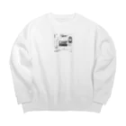 rokkakukikakuのCAMP FOOD Big Crew Neck Sweatshirt