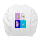 鹿と仏 SHIKA TO HOTOKEのEggs for you. Big Crew Neck Sweatshirt