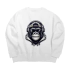 カラフルボックスのゴリさん Big Crew Neck Sweatshirt