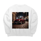 DISNのレトロな車 Big Crew Neck Sweatshirt