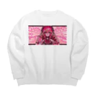 LONOMのピンクちゃん Big Crew Neck Sweatshirt