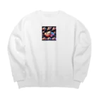 JUPITERの土星ちゃん Big Crew Neck Sweatshirt