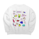 channel 41度の災害対策～防災バッグ編 Big Crew Neck Sweatshirt