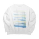 HANArtistの「KAZE」若きアーティストHANA作 Big Crew Neck Sweatshirt