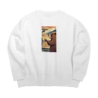 wtr3045の働き者のカピバラ Big Crew Neck Sweatshirt