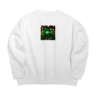 ZeroCreativeのエメラルドエンチャント Big Crew Neck Sweatshirt