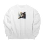 ブリティッシュショップのほほえみブリティッシュ Big Crew Neck Sweatshirt