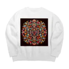 トトベス(T∴B∴M∴)🕊️の原始部族バトルダンス儀式🪘サイケデリックタリスマン Big Crew Neck Sweatshirt