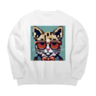 Walnut WhisperのSharp Cat Big Crew Neck Sweatshirt