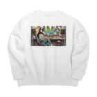 RoadieSoundGirlのローディーサウンドガール Big Crew Neck Sweatshirt