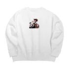 taka-kamikazeの赤ちゃんカウボーイ Big Crew Neck Sweatshirt