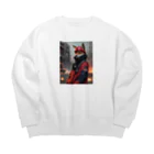 ZZRR12の狐の勇者 Big Crew Neck Sweatshirt