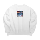 PrRyoの反則ロボット Big Crew Neck Sweatshirt