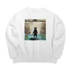 T_Whiteの酒は飲んでも飲まれるなⅡ Big Crew Neck Sweatshirt