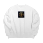 Spiritual light☆の文字風アート　創作文字　龍体文字　ドラゴン Big Crew Neck Sweatshirt