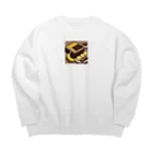 kawaiidoubututatiのチョコレートとバナナのデザートチャーハン Big Crew Neck Sweatshirt