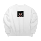 ゆうめい♏のBirthstone/heart-shaped ring/January Big Crew Neck Sweatshirt