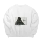 Chocolate.Mのエッフェル塔 Big Crew Neck Sweatshirt