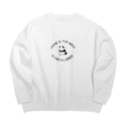 mugigoroのぼやきパンダおうち帰りたい委員会 Big Crew Neck Sweatshirt