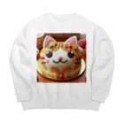 neko_shopのねこケーキ２ Big Crew Neck Sweatshirt