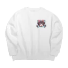 さまるのさまるんだおTシャツ Big Crew Neck Sweatshirt