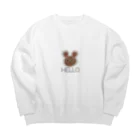 裏腹姉妹の森の𓏸𓏸さん  Big Crew Neck Sweatshirt