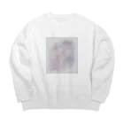 夜彩　-yasai-の触れたい、薄明。 Big Crew Neck Sweatshirt