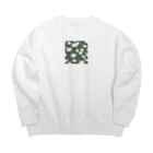 pomekenのもちもちのひつじ Big Crew Neck Sweatshirt