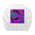 moon_takuanの小宇宙B2「Microcosm B2」 Big Crew Neck Sweatshirt