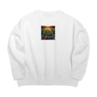 Kare-Raisuの色んなスポーツ　ボール　道具　おしゃれ　アメフト　バスケ Big Crew Neck Sweatshirt