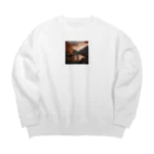 ryo-Tの釣りをする親子 Big Crew Neck Sweatshirt