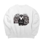 STOP POACHNGのPANGOLIN（センザンコウ） Big Crew Neck Sweatshirt