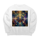 itohmaの梵字＋AI Big Crew Neck Sweatshirt