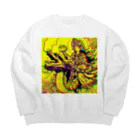 moon_takuanの観世音菩薩と龍「Kanzeon Bodhisattva and dragon」 Big Crew Neck Sweatshirt