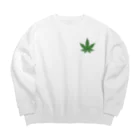 iroiro_ojisan11の大麻 Big Crew Neck Sweatshirt