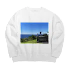 konamiの晴天のヤツ Big Crew Neck Sweatshirt