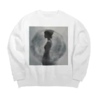 d-design-labの幻想的な女性のグッズ Big Crew Neck Sweatshirt