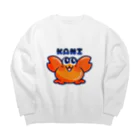 カニちゃんの地球侵略SHOPのカニちゃん Big Crew Neck Sweatshirt