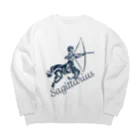 chicodeza by suzuriのサジタリウス Big Crew Neck Sweatshirt