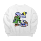 幸うさ.comの季節に迷った時用 Big Crew Neck Sweatshirt