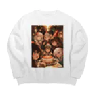 AQUAMETAVERSEの誕生日パーティーだ アメジスト 2846 Big Crew Neck Sweatshirt