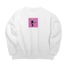 MEGROOVEのぼくはギターリスト Big Crew Neck Sweatshirt