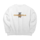 チンチラのパルのチンチラのパルちゃん Big Crew Neck Sweatshirt