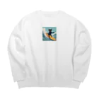 gratefulのサーフィン Big Crew Neck Sweatshirt