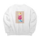 ゆっこの春のソーダ Big Crew Neck Sweatshirt