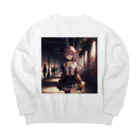 美少女アイテム専門店の美少女㊾ Big Crew Neck Sweatshirt