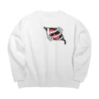 ガルナッチャの独壇場のハートGuy Big Crew Neck Sweatshirt