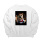 117hibikiの柴犬COOUo･ｪ･oU Big Crew Neck Sweatshirt